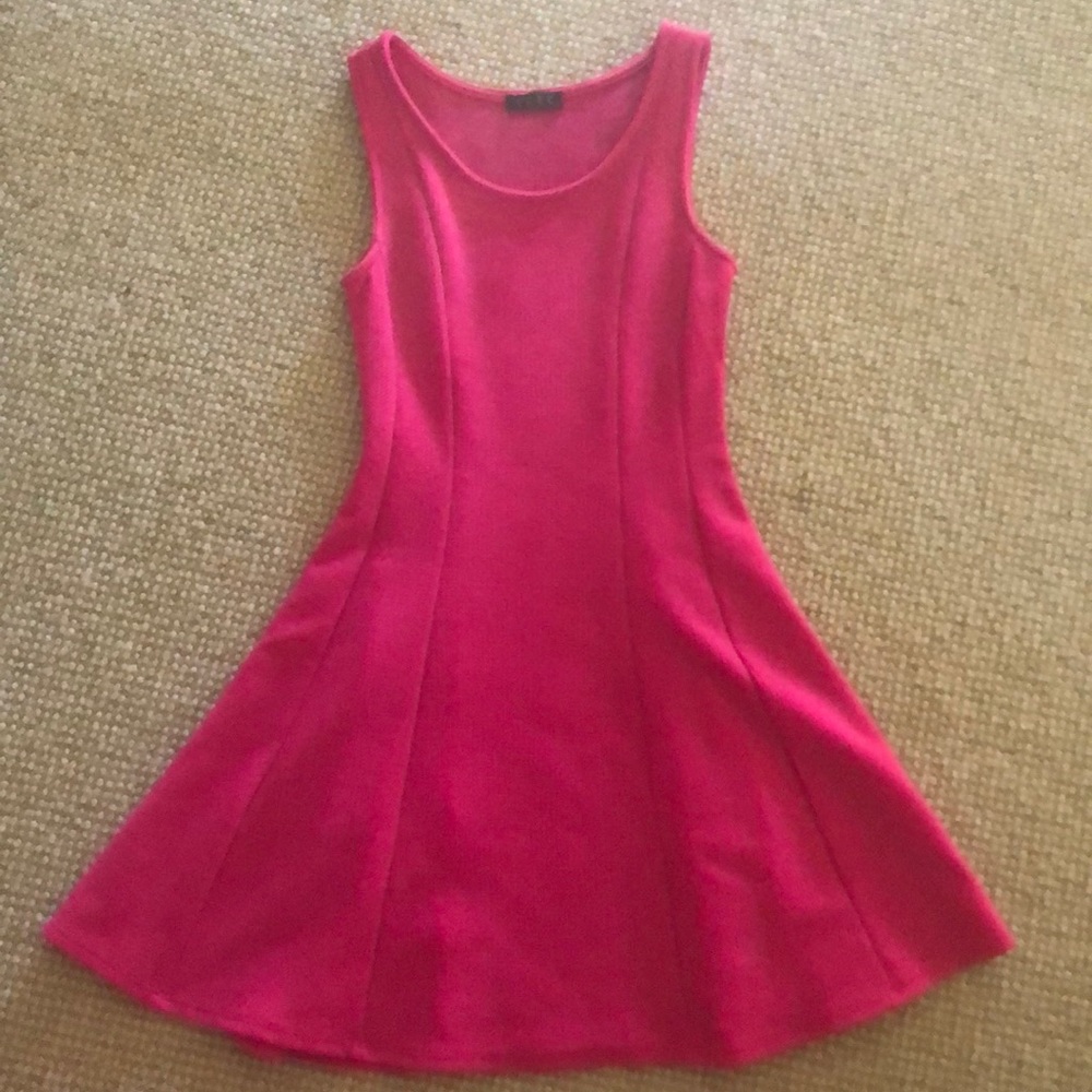 Bright pink dress